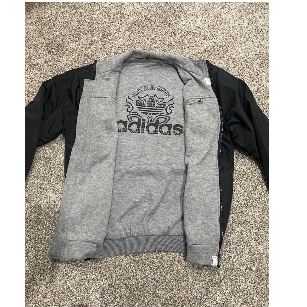 Adidas Porsche Design Sport Reversible Bomber Jacket Black Grey Mens 3XL
